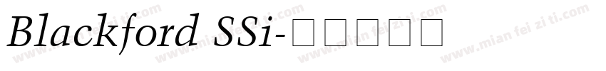 Blackford SSi字体转换